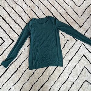 lululemon athletica Teal Long Sleeve Top